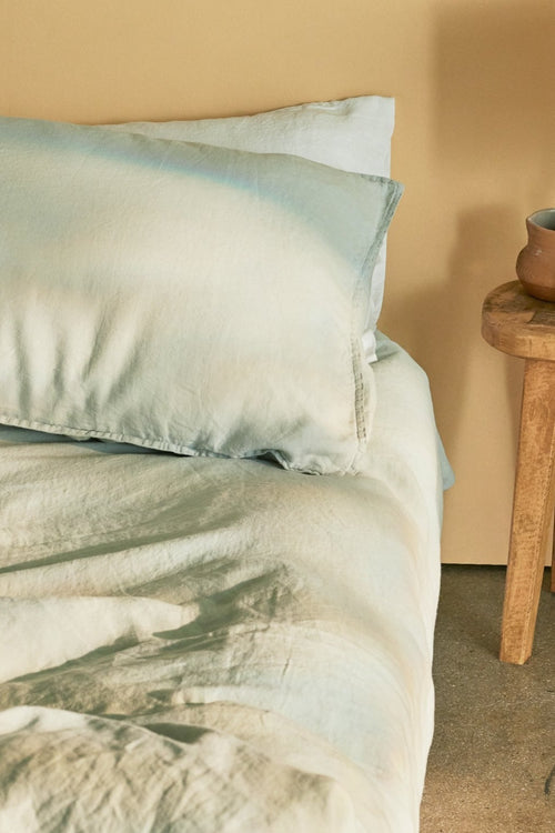 Evenfall Duvet Cover | Jungmaven Hemp Clothing & Accessories Color: Mist