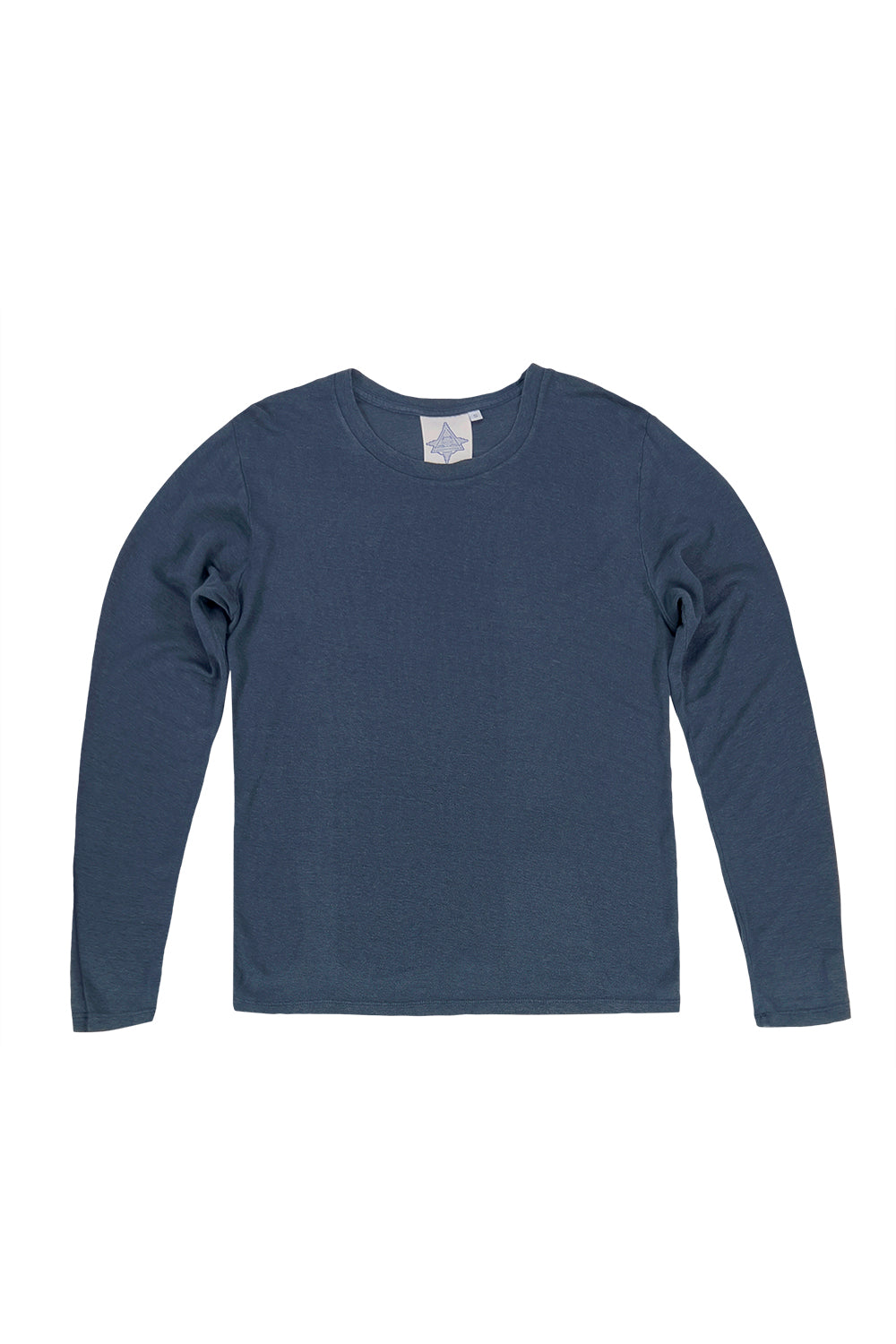 Bishop 100% Hemp Long Sleeve Tee | Jungmaven Hemp Clothing & Accessories / Color: Navy