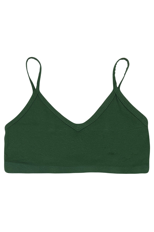 Bralette | Jungmaven Hemp Clothing & Accessories / Color: Hunter Green