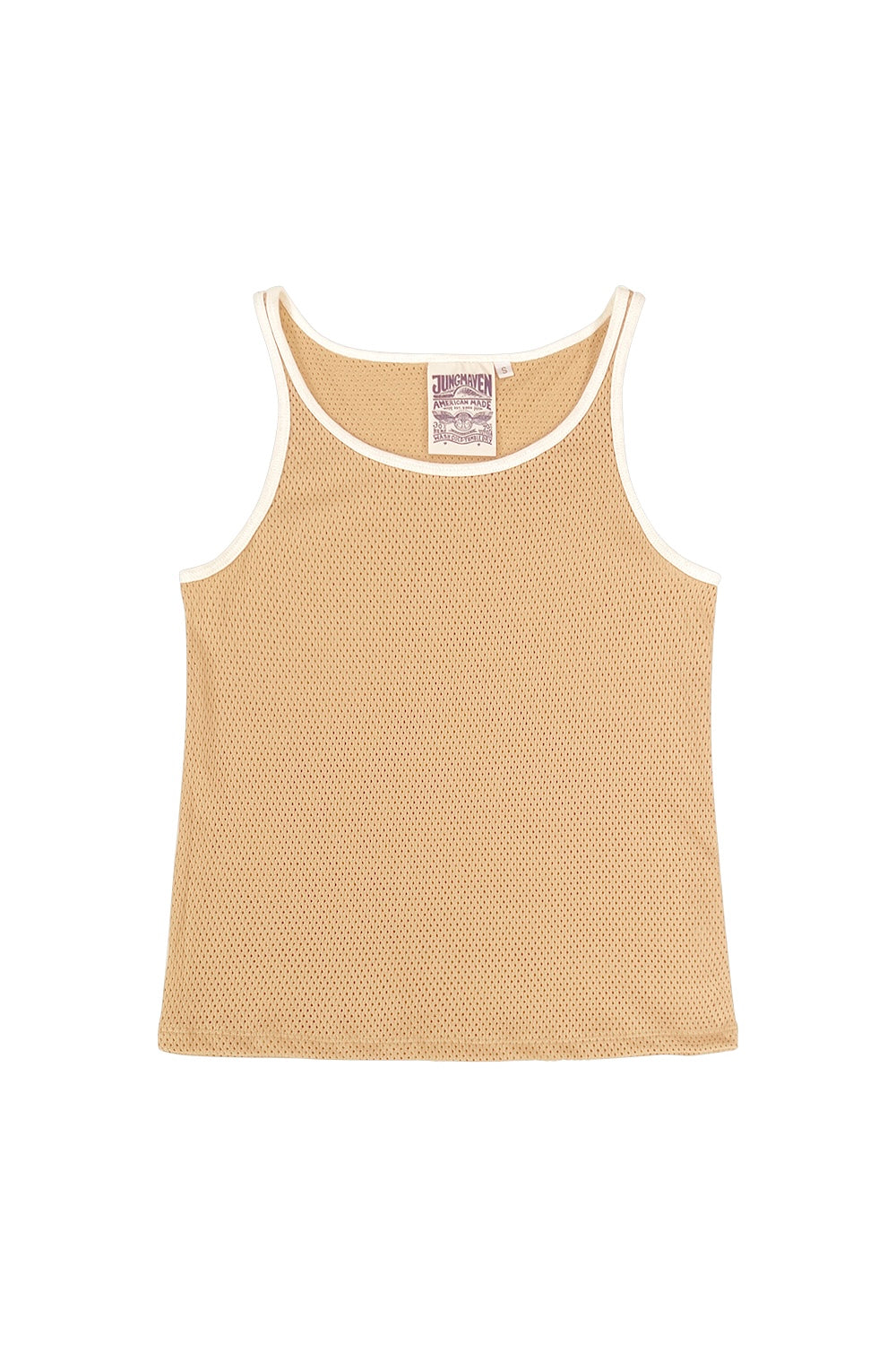Calobo Mesh Tank | Jungmaven Hemp Clothing & Accessories / Color: Oat Milk