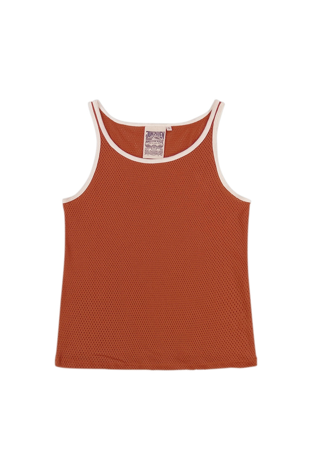 Calobo Mesh Tank | Jungmaven Hemp Clothing & Accessories / Color: Roobios Tea