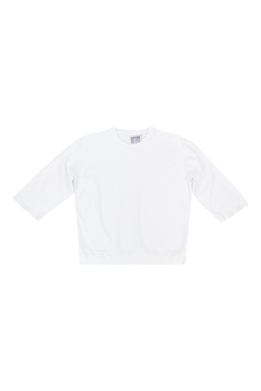 Cardiff 3/4 Sleeve Tee | Jungmaven Hemp Clothing & Accessories / Color: Optic White