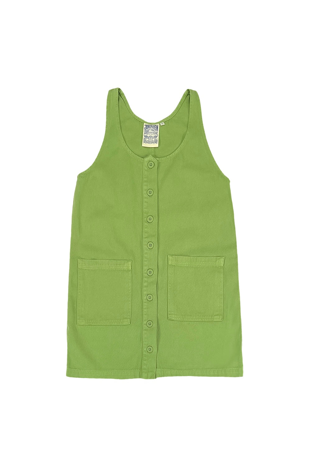 Jumper Dress | Jungmaven Hemp Clothing & Accessories / Color: Dark Matcha
