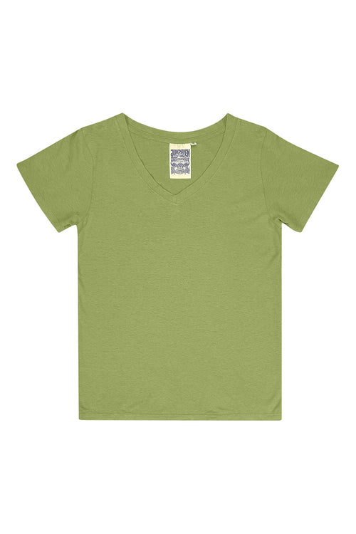 Paige V-neck | Jungmaven Hemp Clothing & Accessories / Color: Dark Matcha