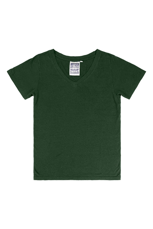 Paige V-neck | Jungmaven Hemp Clothing & Accessories / Color: Hunter Green