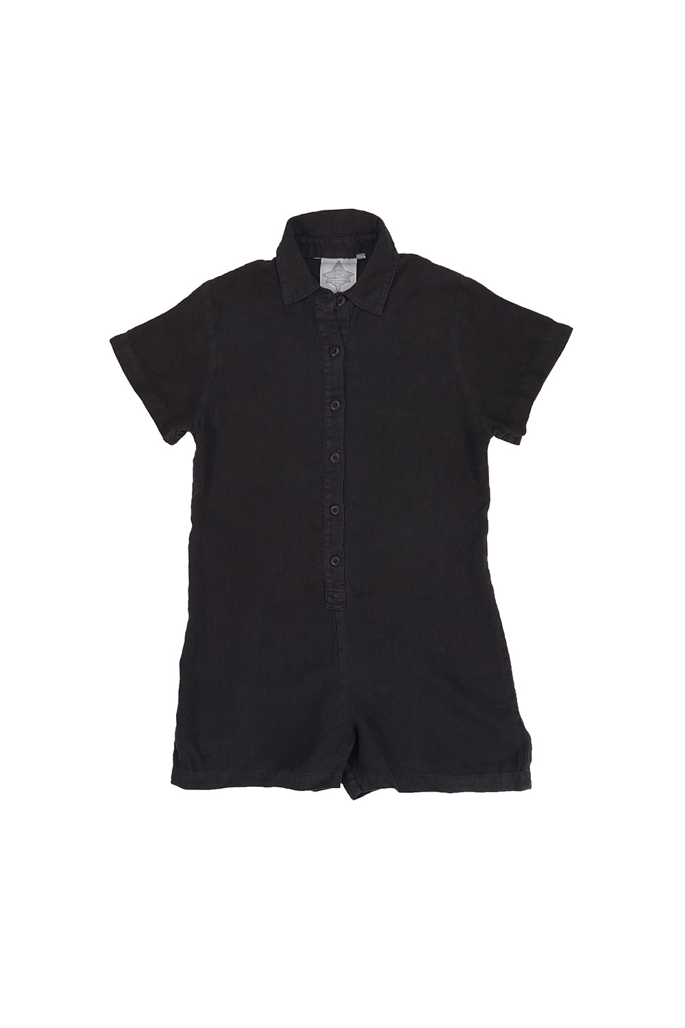 Stillwater Polo Romper | Jungmaven Hemp Clothing & Accessories / Color: Black