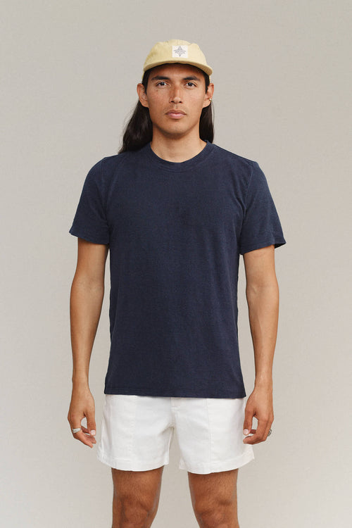 Mana 10 - 100% Hemp Tee | Jungmaven Hemp Clothing / model_desc: Fabian is 6’0” wearing Medium