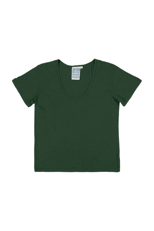 Zuma Scoop Neck Tee | Jungmaven Hemp Clothing & Accessories / Color: Hunter Green